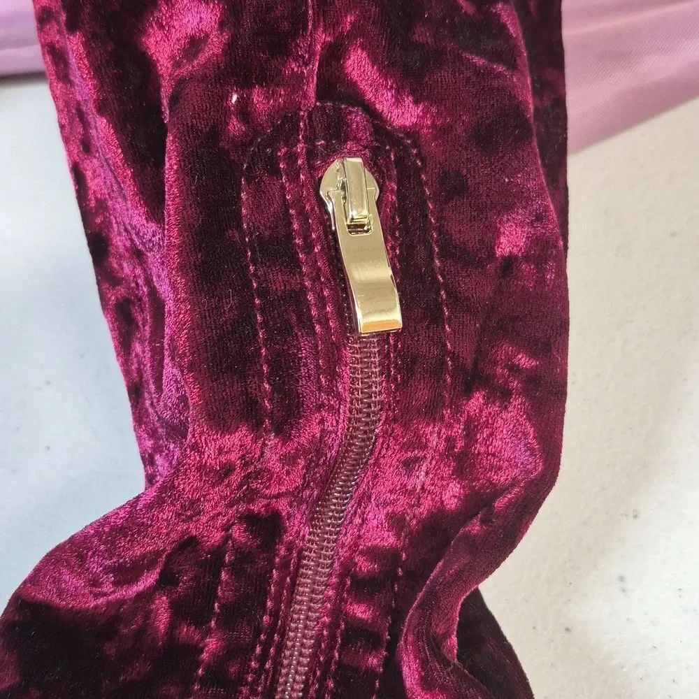 FRH Murray 5.5 Burgundy Thigh High Boot - New